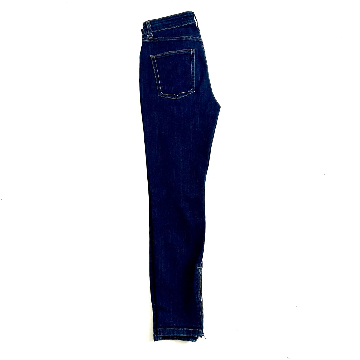 Donn IDA Audrey Jeans High Top Ankle Zip Waist 29" Leg 28" UK 10