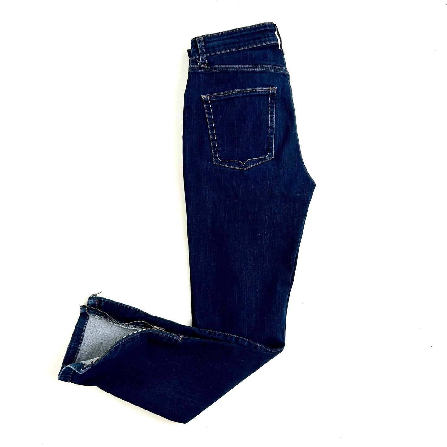 Donn IDA Audrey Jeans High Top Ankle Zip Waist 29" Leg 28" UK 10